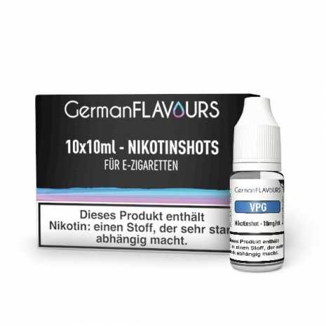 50/50 VPG Nikotinshots - 10x10ml 10er Pack