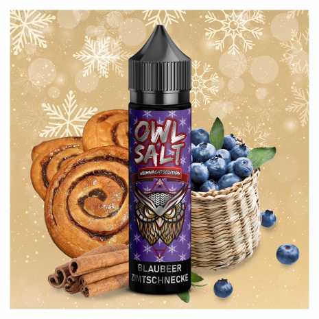 OWL Salt Longfill Blaubeer Zimtschnecke - Weihnachtsedition