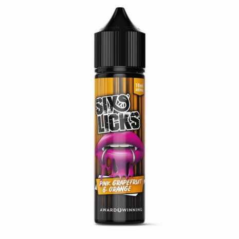 Six Licks Pink Grapefruit Orange