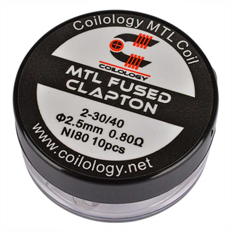 Coilology MTL Fused Clapton 0,8Ohm Nichrome 
